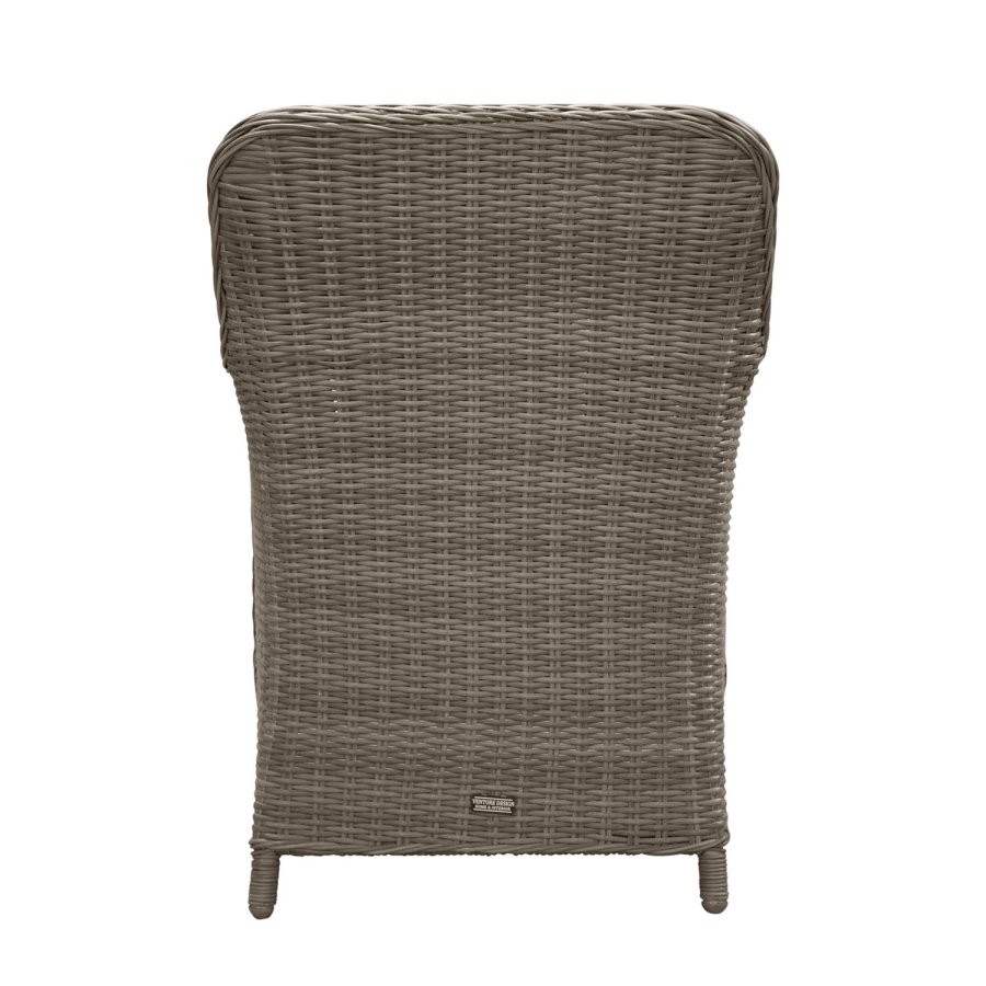 VENTURE DESIGN Wembley havestol m. armln og hynde - natur/sand polyester og stl 