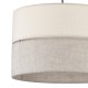TK Eco loftlampe 380, rund - natur stof og natur fyrretr