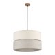 TK Eco loftlampe 380, rund - natur stof og natur fyrretr