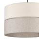 TK Eco loftlampe 380, rund - natur stof og natur fyrretr