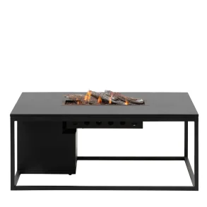 COSI FIRES Cosiloft 120 lounge ildbord, rektangulr - sort aluminium (120x80)