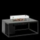 COSI FIRES Cosiloft 120 lounge ildbord, rektangulr - sort aluminium (120x80)