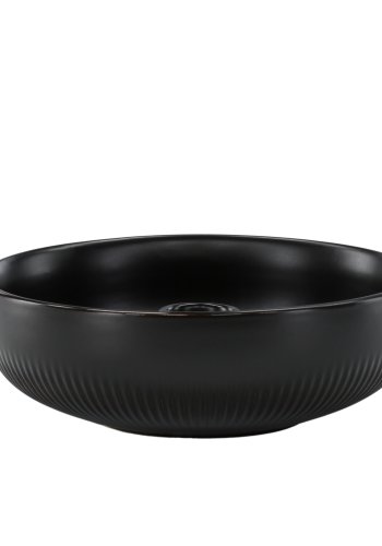 VENTURE DESIGN Posh lysestage, rund - mat sort stentj (B18x6)