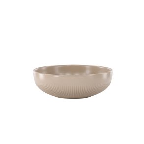 VENTURE DESIGN Posh lysestage, rund - beige stentj (B18x6)