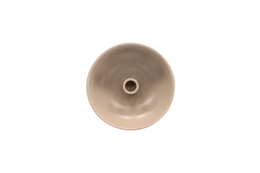 VENTURE DESIGN Posh lysestage, rund - beige stentj (B18x6)