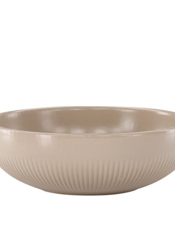 VENTURE DESIGN Posh lysestage, rund - beige stentj (B18x6)