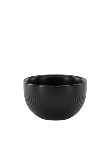 VENTURE DESIGN Posh lysestage, rund - mat sort stentj (B9xH6)