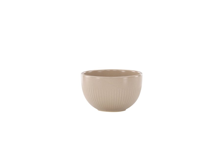 VENTURE DESIGN Posh lysestage, rund - beige stentj (B9xH6)