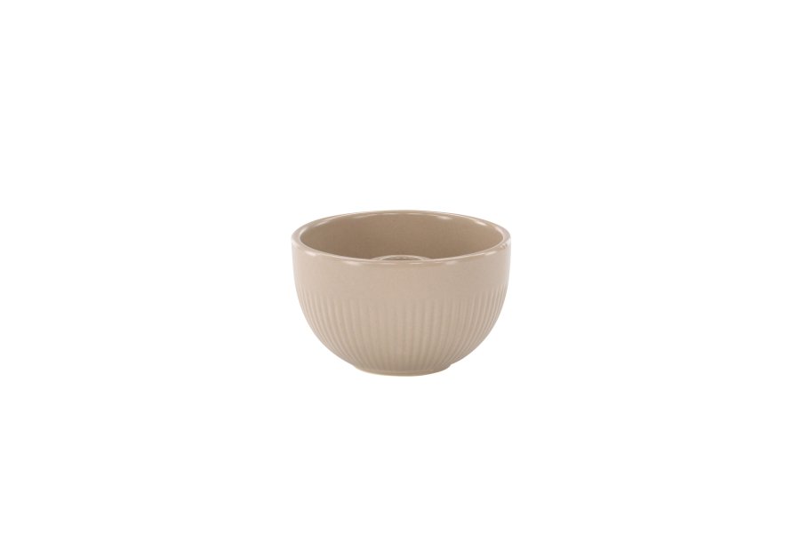VENTURE DESIGN Posh lysestage, rund - beige stentj (B9xH6)