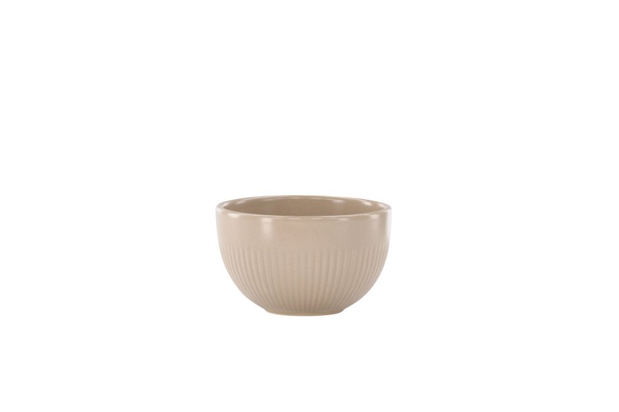 VENTURE DESIGN Posh lysestage, rund - beige stentj (B9xH6)