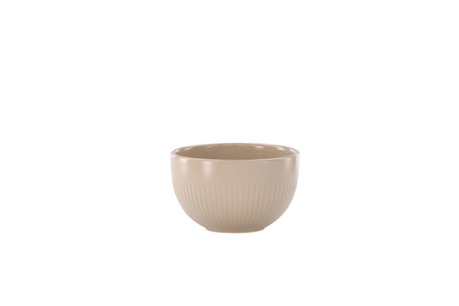 VENTURE DESIGN Posh lysestage, rund - beige stentj (B9xH6)