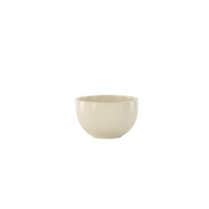 VENTURE DESIGN Posh lysestage, rund - beige/sorte prikker stentj (B9x6)