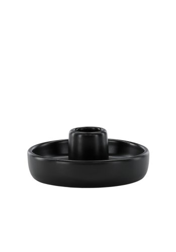 VENTURE DESIGN Otis lysestage, rund - sort stentj (11xH5)