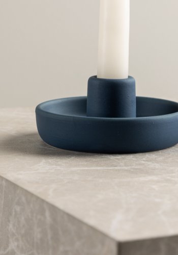 VENTURE DESIGN Otis lysestage, rund - mrkebl stentj (B11xH5)