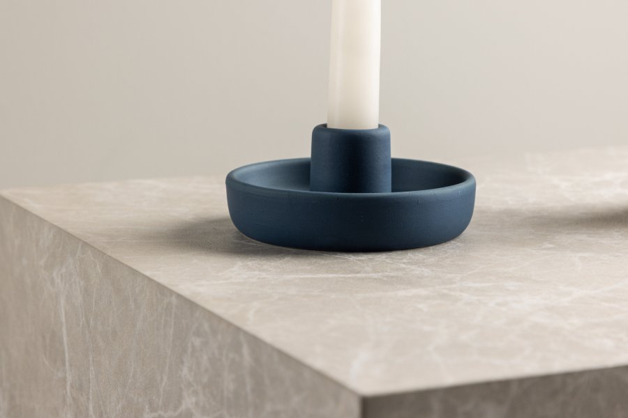 VENTURE DESIGN Otis lysestage, rund - mrkebl stentj (B11xH5)