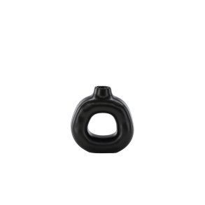 VENTURE DESIGN Judi lysestage - mat sort stentj (13x6x13H)