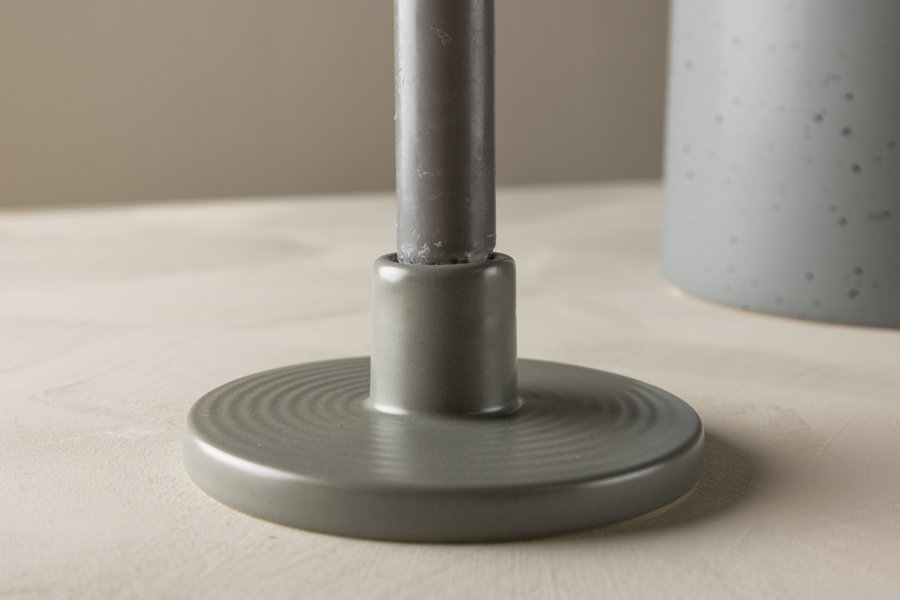 VENTURE DESIGN Bette lysestage, rund - gr stentj (B12xH5)