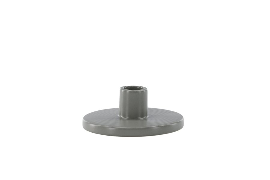 VENTURE DESIGN Bette lysestage, rund - gr stentj (B12xH5)