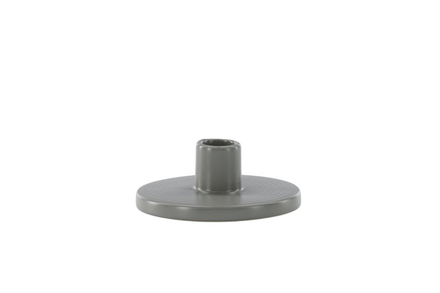 VENTURE DESIGN Bette lysestage, rund - gr stentj (B12xH5)