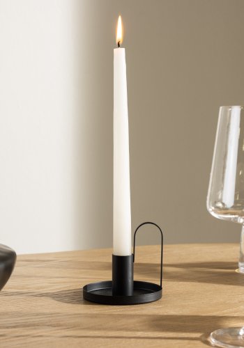 VENTURE DESIGN Crai lysestage - mat sort jern (D2xH9xB10)