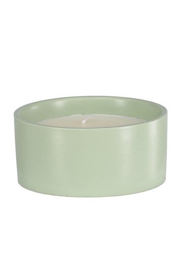 VENTURE DESIGN Douglas duftlys, rund - 25% sojavoks, 25% paraffin, grn keramik (D13xH6)