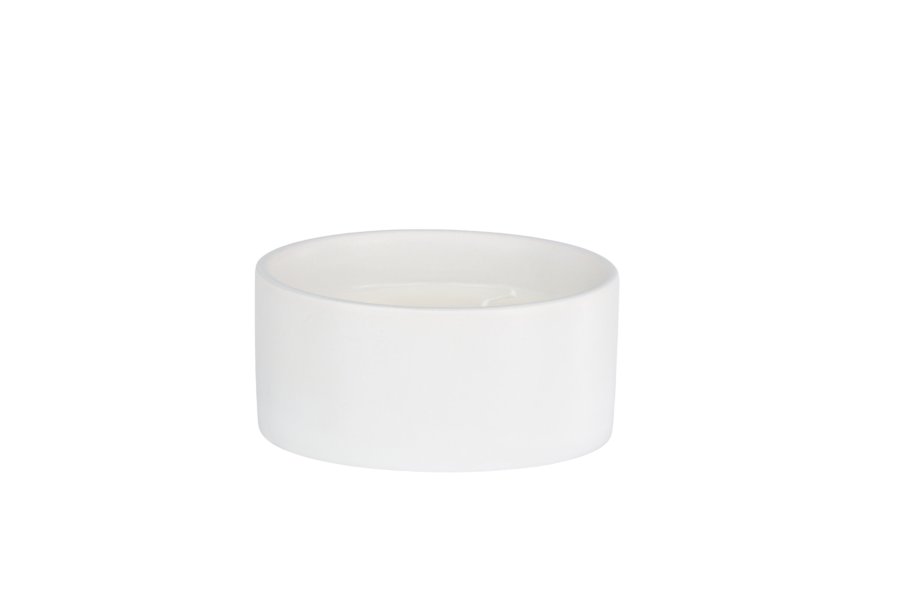 VENTURE DESIGN Douglas duftlys, rund - 25% sojavoks, 25% paraffin, offwhite keramik (D13xH6)