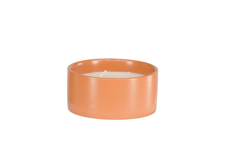 VENTURE DESIGN Douglas duftlys, rund - 25% sojavoks, 25% paraffin, ristet keramik (D13xH6)