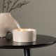 VENTURE DESIGN Douglas duftlys, rund - 25% sojavoks, 25% paraffin, beige keramik (D13xH6)