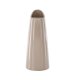VENTURE DESIGN Ernst vase - mrk beige stentj (12x9x23H)