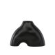 VENTURE DESIGN Kento vase - sort stentj (21x8x15H)