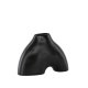 VENTURE DESIGN Kento vase - sort stentj (21x8x15H)