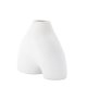 VENTURE DESIGN Kento vase - hvid stentj (21x8x15H)