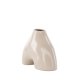 VENTURE DESIGN Kento vase - beige stentj (21x8x15H)