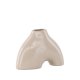 VENTURE DESIGN Kento vase - beige stentj (21x8x15H)