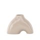 VENTURE DESIGN Kento vase - beige stentj (21x8x15H)