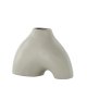 VENTURE DESIGN Kento vase - lysegr stentj (21x8x15H)