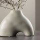 VENTURE DESIGN Kento vase - lysegr stentj (21x8x15H)