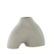 VENTURE DESIGN Kento vase - lysegr stentj (21x8x15H)