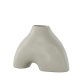 VENTURE DESIGN Kento vase - lysegr stentj (21x8x15H)