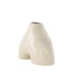 VENTURE DESIGN Kento vase - beige/sorte prikker stentj (21x8x15H)
