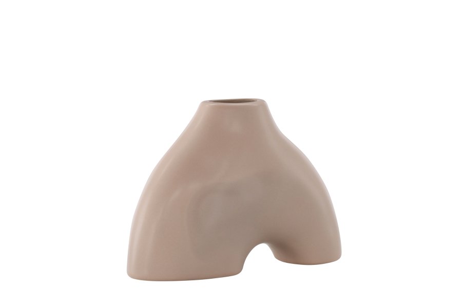 VENTURE DESIGN Kento vase - lyserd stentj (21x8x15H)