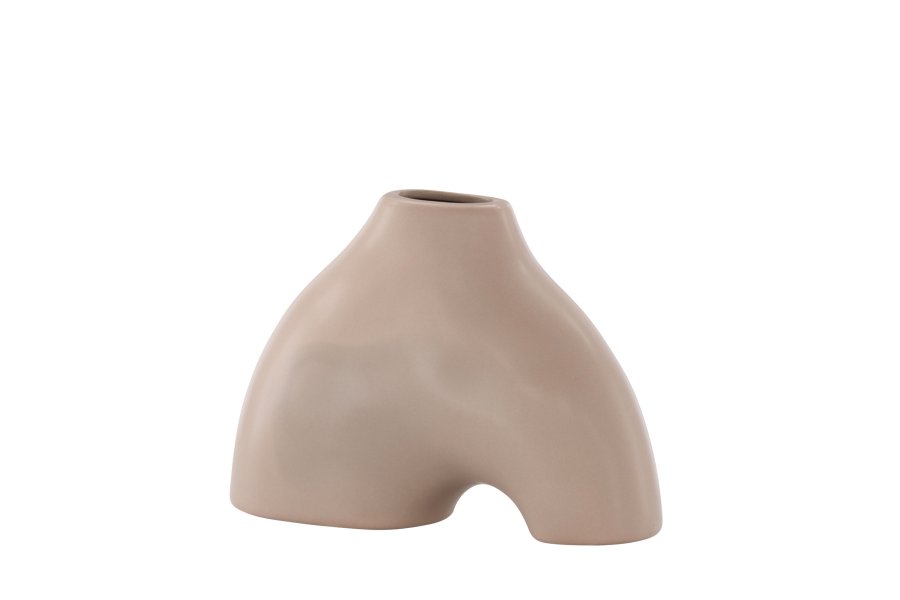 VENTURE DESIGN Kento vase - lyserd stentj (21x8x15H)