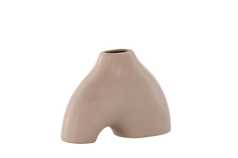 VENTURE DESIGN Kento vase - lyserd stentj (21x8x15H)