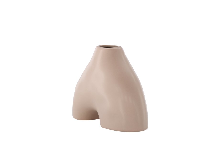 VENTURE DESIGN Kento vase - lyserd stentj (21x8x15H)