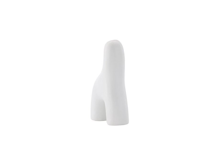 VENTURE DESIGN Aya vase - hvid stentj (9x4x16H)