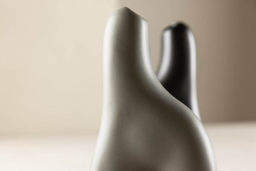 VENTURE DESIGN Aya vase - mrkegr stentj (9x4x16H)