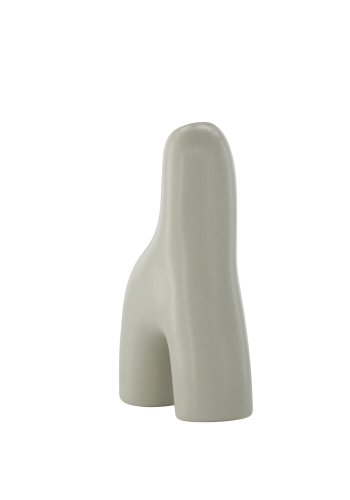 VENTURE DESIGN Aya vase - lysegr stentj (9x4x16H)