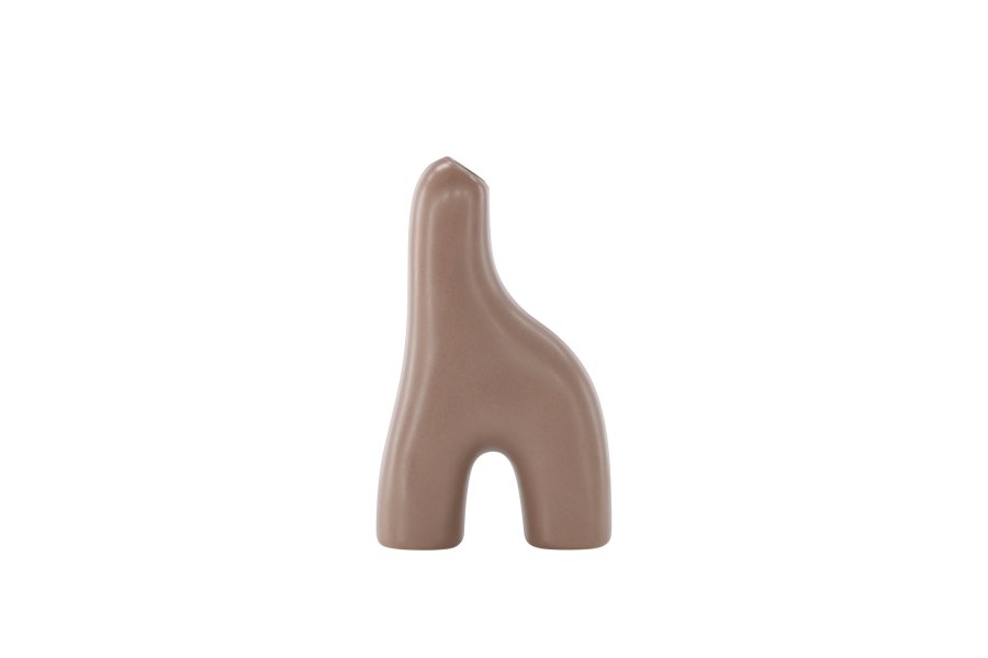 VENTURE DESIGN Aya vase - brun stentj (9x4x16H)