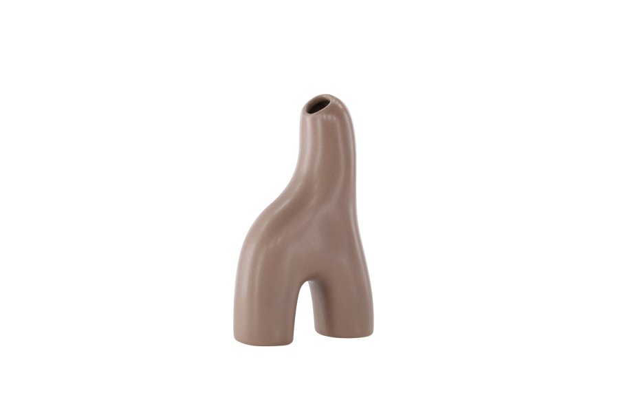 VENTURE DESIGN Aya vase - brun stentj (9x4x16H)