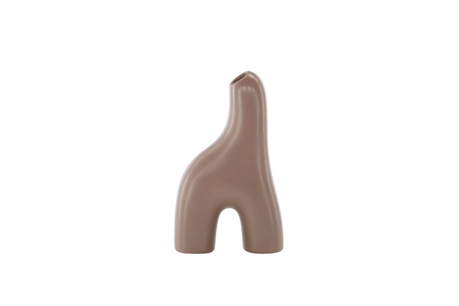 VENTURE DESIGN Aya vase - brun stentj (9x4x16H)
